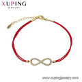 75584 xuping último diseño simple elegante pulsera lindo para niñas en China por mayor